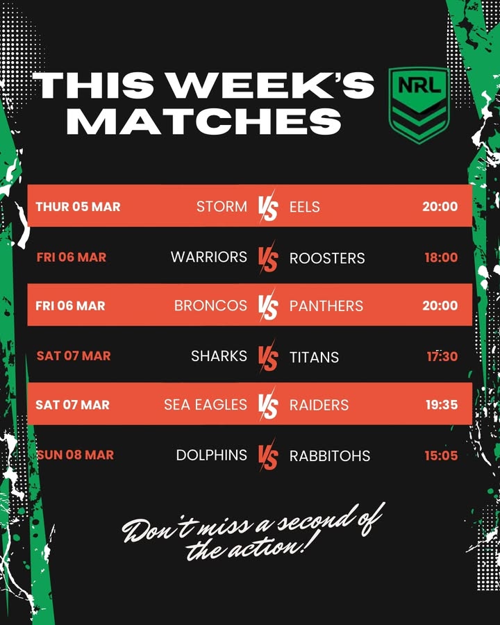 Featured image for “Watch Live NRL at Ourimbah RSL”