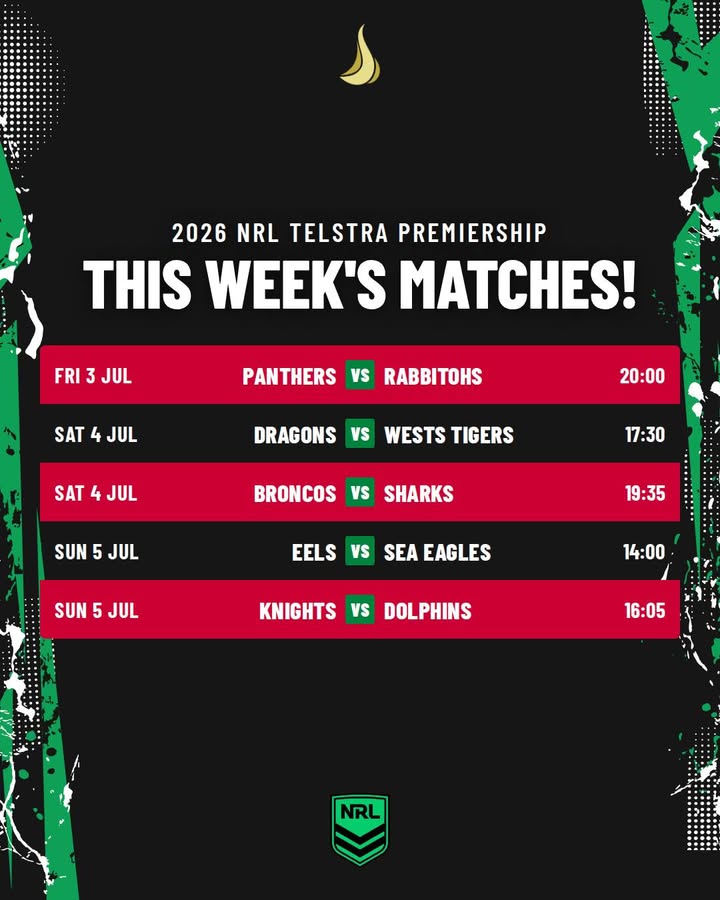 Featured image for “Watch NRL Telstra Premiership Matches Live at Ourimbah RSL”
