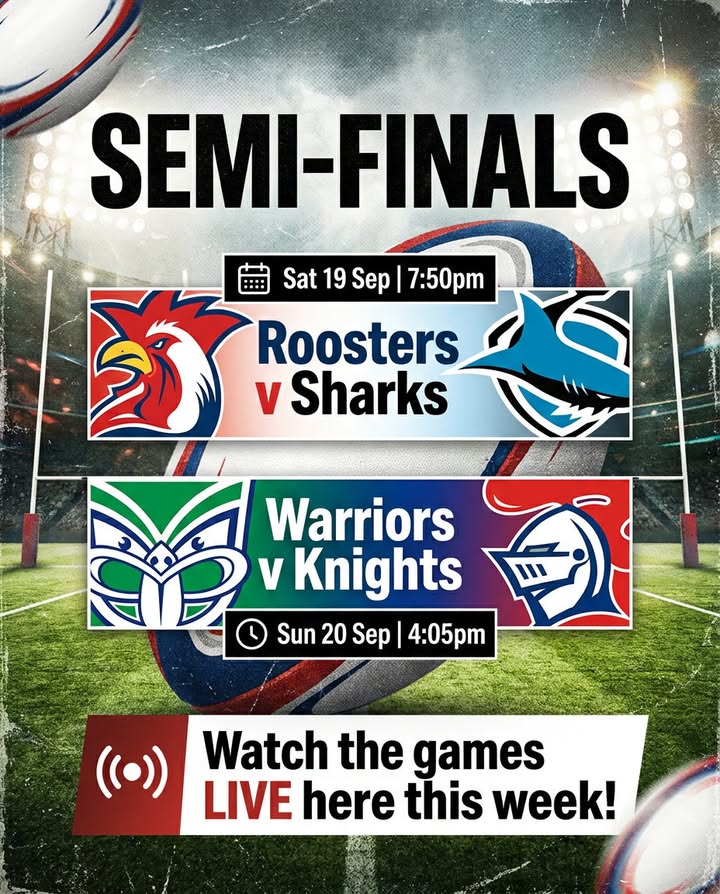 Featured image for “NRL Semi-Finals Live on the Big Screen at Ourimbah RSL”